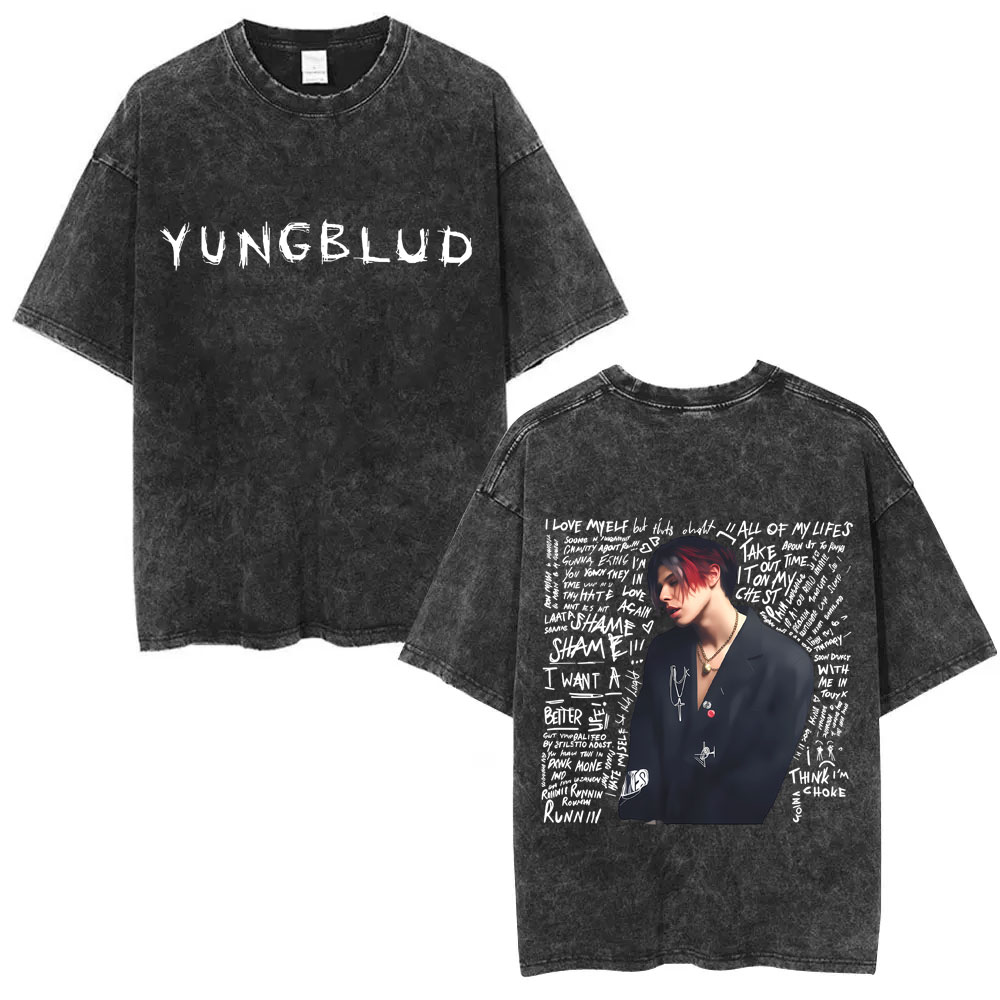 Kaos Grafis Wajah Yungblud Vin - Women'S Fashion Graphic Tees ulasan dan harga